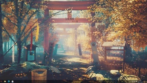 落叶神社主题