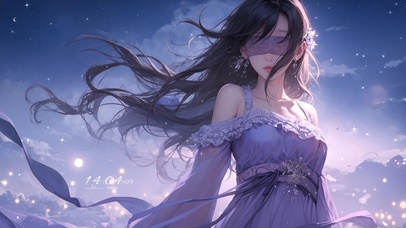4k蒙眼女孩.轻纱