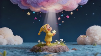 彩色梦幻许愿星