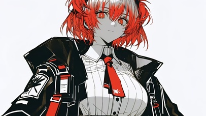 黑白冷酷少女-菲亚梅塔