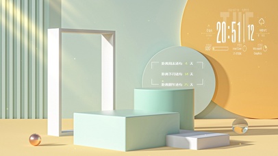 4K高清简约几何