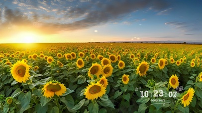 4K  向日葵花海