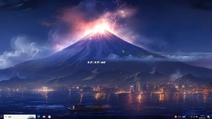 奇幻火山主题