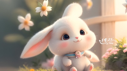 4k可爱小萌兔