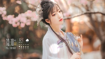 梅花园古装美女