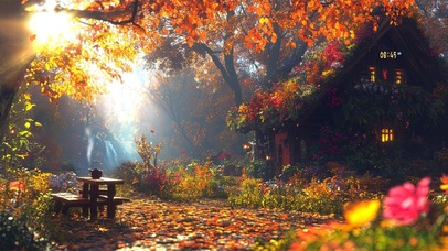 枫林小屋茶座-带鱼屏