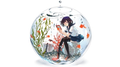 魚缸里的女孩