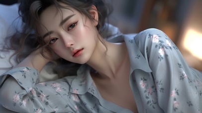 纯欲系睡衣少女