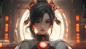 古风赛博美少女