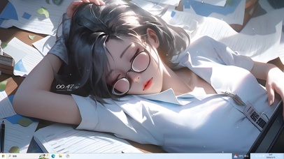 4K清纯午睡少女主题