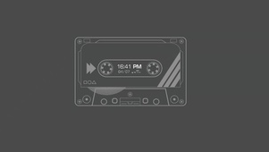 简约音乐磁带