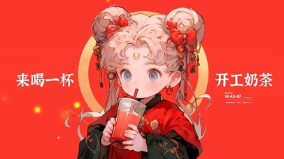 上班第一杯奶茶