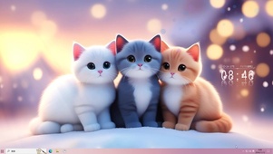 三只小猫