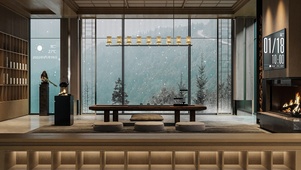 雪天温馨茶室
