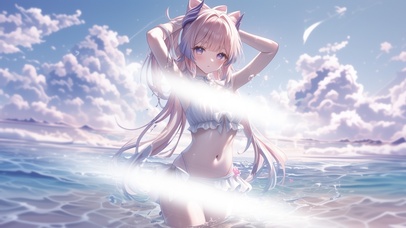 雪墨壁纸丨心海丨夏日回忆丨