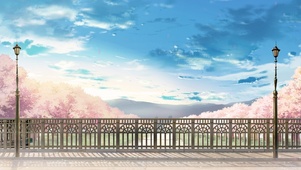 桥边的美景
