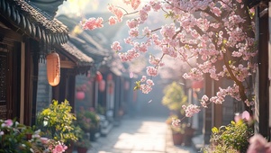 春意满庭院
