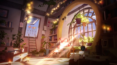 4K唯美治愈动漫阳光房间