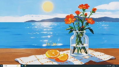  花与海的春