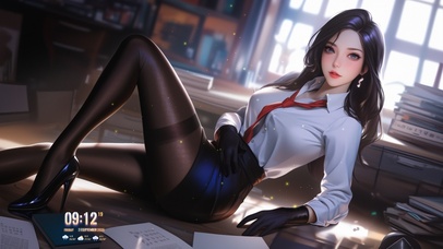 她的笑声像玻璃被光敲响