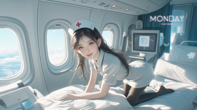 她的笑容温暖如春风