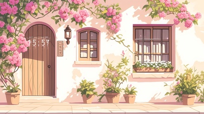 4K 宁静致远-花海小院