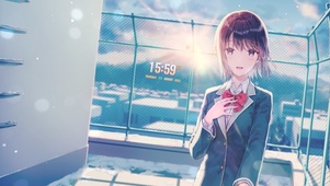 治愈清纯阳台少女