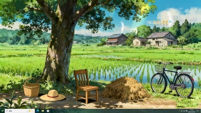 绿色护眼 乡村稻田