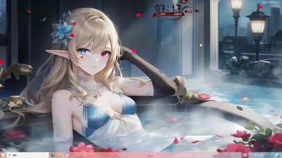 4k沐浴纯欲精灵美少女