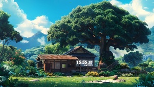 护眼山间小屋