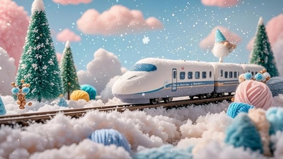 一辆米白色的火车