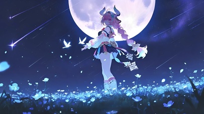 瓦蕾莎-星空下的少女