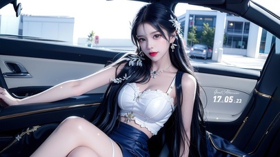 4k纯欲系长发美少女