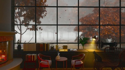 秋天温馨的房间