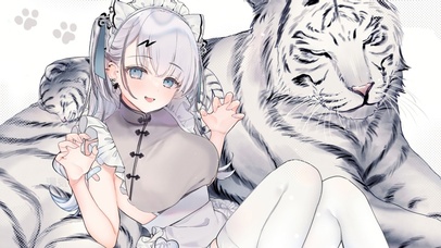 4K唯美治愈白丝清纯可爱少女