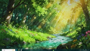 溪林与光缕-桌面主题