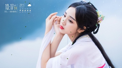 4K古装清纯美女