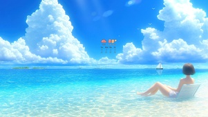 清凉海水浴场