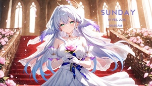 知更鸟丨纯白花嫁丨