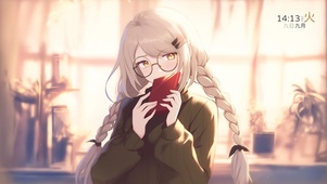 唯美房间女孩