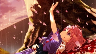 啊！落下的樱花如此美丽