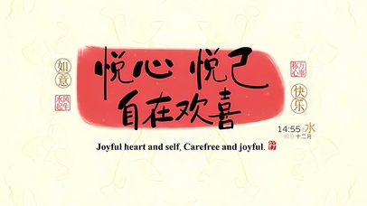 悦心悦己自在欢喜