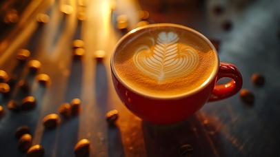 4K 休闲时光 午后咖啡