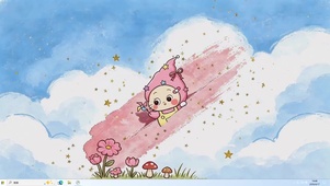 可爱鲜花星星人