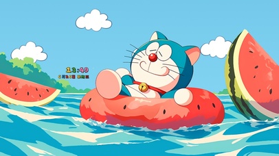 悠闲夏日 哆啦A梦