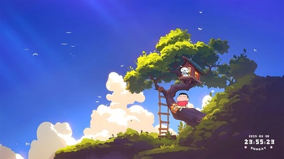 小新和小白的林中小屋