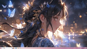 河边女孩