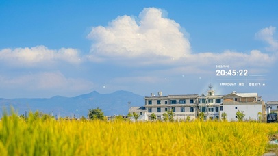 4K唯美乡村田园风景