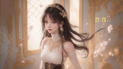 唯美纯欲小清新少女