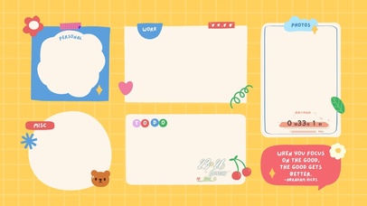 4k简约分区桌面